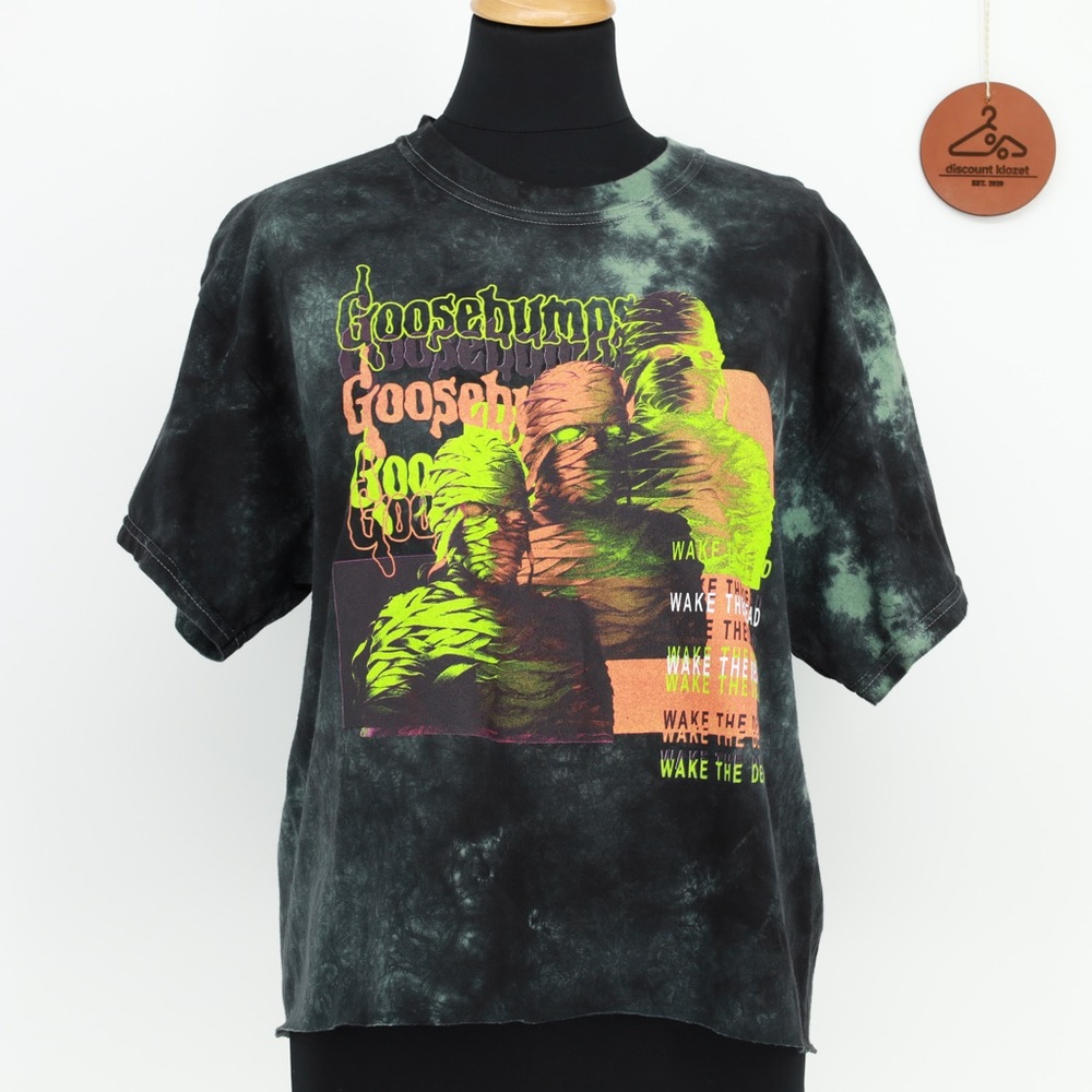Goosebumps Wake the Dead Mummy Graphic‎ T-Shirt Size Large NWOT Grunge Cotton